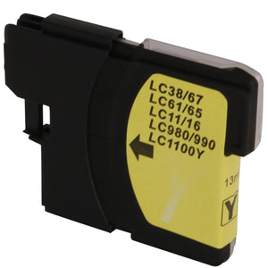 Cartucho de Tinta Compatível Premium Brother LC 65 61 Amarelo - CartuchoNet