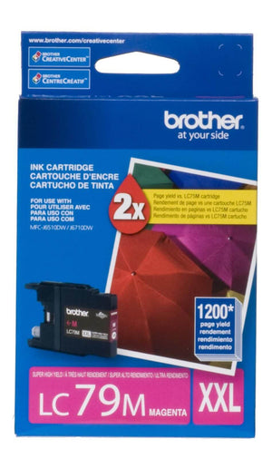 Cartucho Tinta Brother LC-79M Magenta Alto Rendimento - CartuchoNet