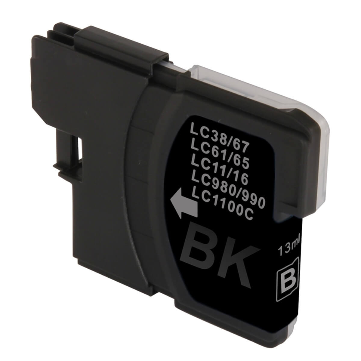 Cartucho de Tinta Brother LC 65 61 BK Preto Premium Compatível 