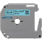 Fita Brother M-531 12mm Preto/Azul - CartuchoNet