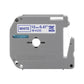 Fita Brother MK-233 12mm Azul sobre Branco 