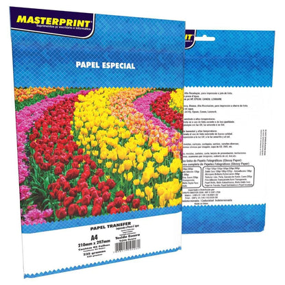 Papel Transfer Neutro para Tecidos Escuros A4 235g PP 5 Folhas