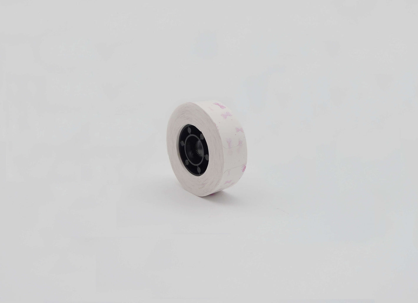 Fita Compatível G&G para Rotuladora 110HW Preto sobre tons de rosa 15x50 Pré Cortada - CartuchoNet