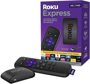 Roku Express Streaming player Full HD - 3930BR - CartuchoNet