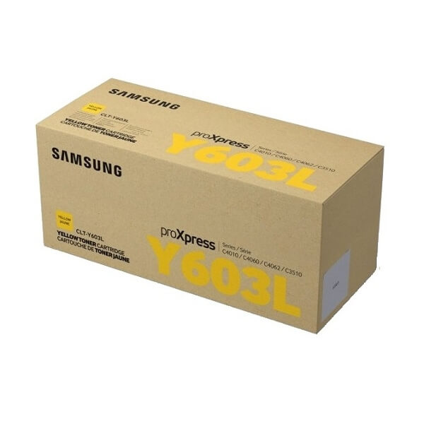 Toner Samsung CLT-Y603L Amarelo Alto Rendimento - CartuchoNet