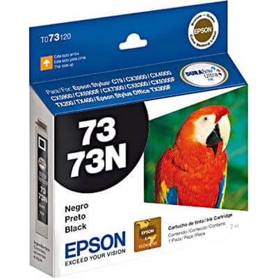 Cartucho Tinta Epson Durabrite Ultra T073120 Preto 7ml - CartuchoNet