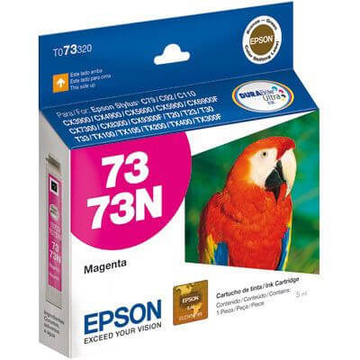 Cartucho Tinta Epson Durabrite Ultra T073320 Magenta 5ml - CartuchoNet