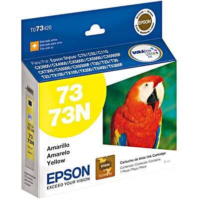 Cartucho Tinta Epson Durabrite Ultra T073420 Amarelo 5ml - CartuchoNet