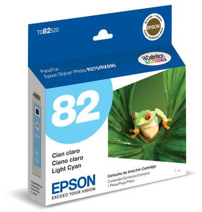 Cartucho Tinta Epson 82 82N T082520 Ciano Claro - CartuchoNet