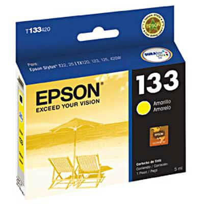 Cartucho Tinta Epson Durabrite Ultra T133420 Amarelo - CartuchoNet