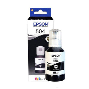 Refil de Tinta Epson T504 Preto para L6161 L6191