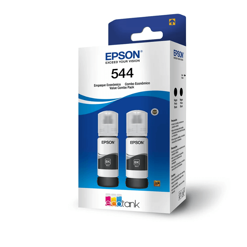 Kit com 2 Garrafas de Tinta Preta Epson T544120-2P