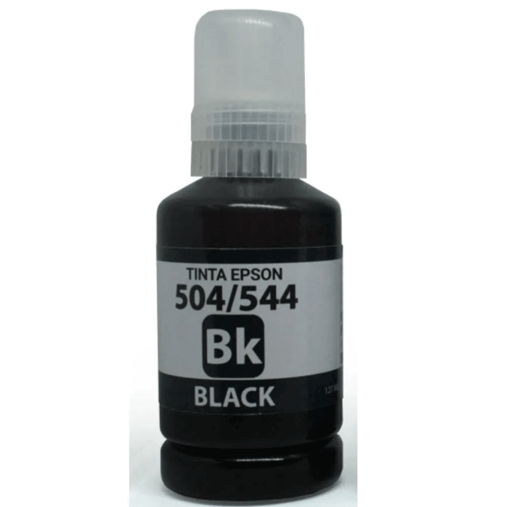Compatível Refil de Tinta p/ Epson T544 T544120 Preto 65ml G&G