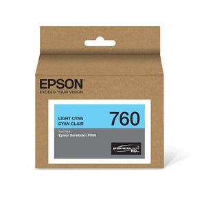Cartucho de Tinta Epson T760520 UltraChrome HD Light Cyan 26ml p/ P600 - CartuchoNet
