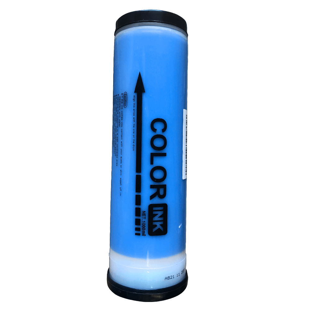 Tinta compatível CopyPrinter para Duplicador digital tipo Z-Type Azul 1000ml - CartuchoNet