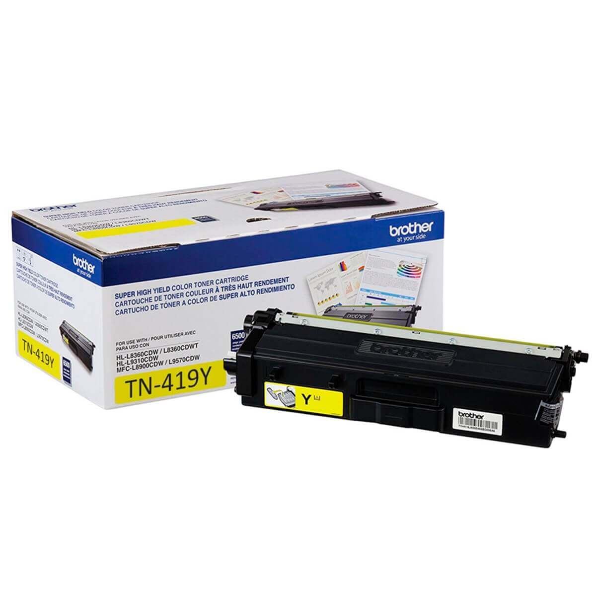 Toner Brother TN-419Y Amarelo Extra Rendimento - CartuchoNet