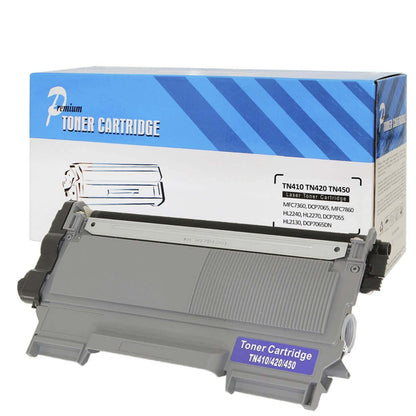 Toner Compatível TN410 TN420 TN450 Preto p/ Brother 7065 7055 7360 TPQ 2.6K - CartuchoNet