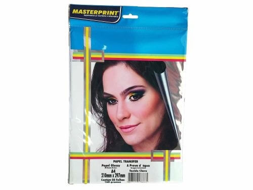 Papel Transfer Neutro para Tecidos Claros A4 160g PP 5 Folhas - CartuchoNet