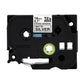 Fita Industrial Brother TZE-S941 18mm Preto/Prata - CartuchoNet