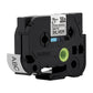 Fita Industrial Brother TZE-S941 18mm Preto/Prata - CartuchoNet