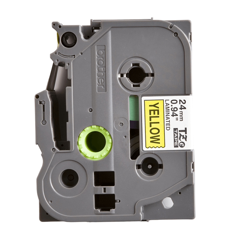 Fita Brother TZe-651 24mm Preto/Amarelo - CartuchoNet