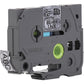 Fita Brother TZE-MPSL31 12mm Preto sobre Prata Renda - CartuchoNet