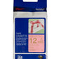 Fita Brother TZE-RE34 12mm Ouro sobre Cetim Rosa - CartuchoNet